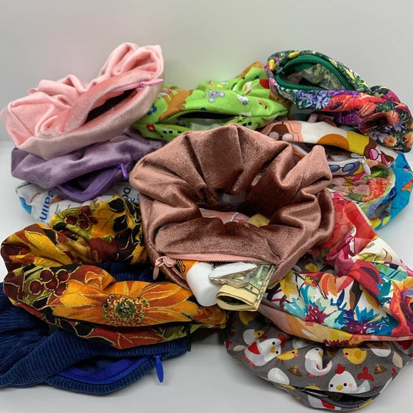 Zipper Scrunchies