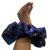 Galaxy Oversized Zipper Scrunchie