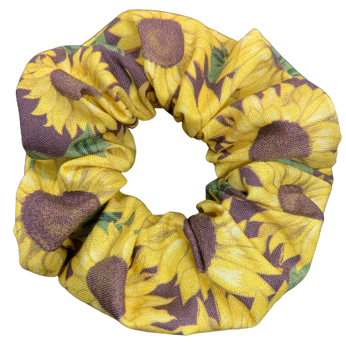 Huge Sunflowers Scrunchie