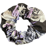 Evening Floral Purple Scrunchie