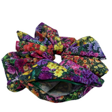 Garden Field Oversized Zipper Scrunchie