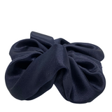 Midnight Satin Oversized Scrunchie