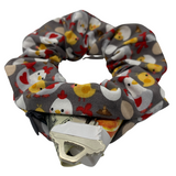 Chickens and Eggs Zipper Scrunchie