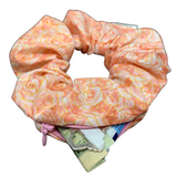 Pink Roses Zipper Scrunchie