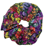 Garden Field Oversized Zipper Scrunchie