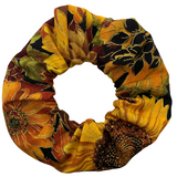 Autumn Floral Scrunchie