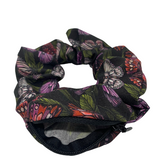 Dark Butterflies Zipper Scrunchie