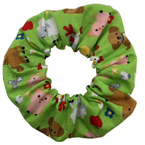 Farm Animals Scrunchie