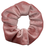 Pink Thick Velvet Scrunchie