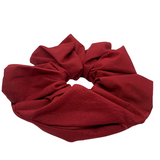 Red Oversized Zipper Scrunchie