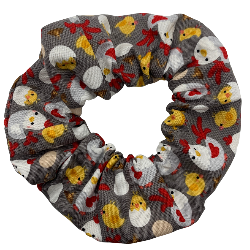 Chickens and Eggs Scrunchie