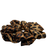 Cheetah Satin Oversized Scrunchies