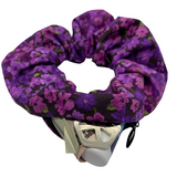 Dark Purple Ombre Zipper Scrunchie