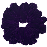 Purple Thin Velvet Scrunchie