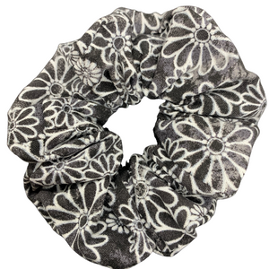 Foggy Floral Scrunchie