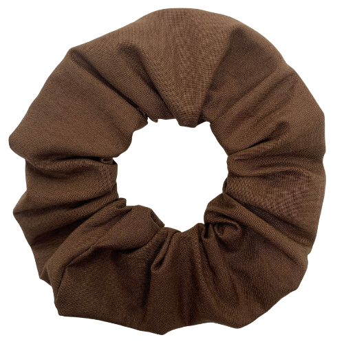 Brown Scrunchie