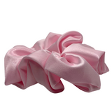 Light Pink Satin Oversized Scrunchie