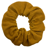 Gold Corduroy Scrunchie