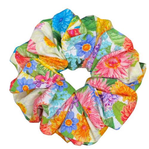 Summer Floral Oversized Scrunchies