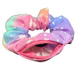 Pastel Galaxy Zipper Scrunchie