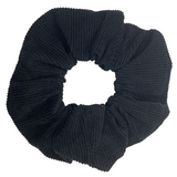 Black Corduroy Scrunchie