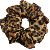 Cheetah Satin Oversized Scrunchies