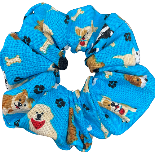 Dogs and Bones Scrunchie