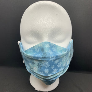 Snowflakes 3D Face Mask