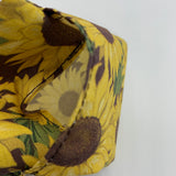 Face Mask Carrying Pouch With Keychain Huge Sunflowers