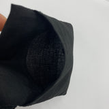 Face Mask Carrying Pouch With Keychain Black