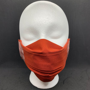 Burnt Orange 3D Face Mask