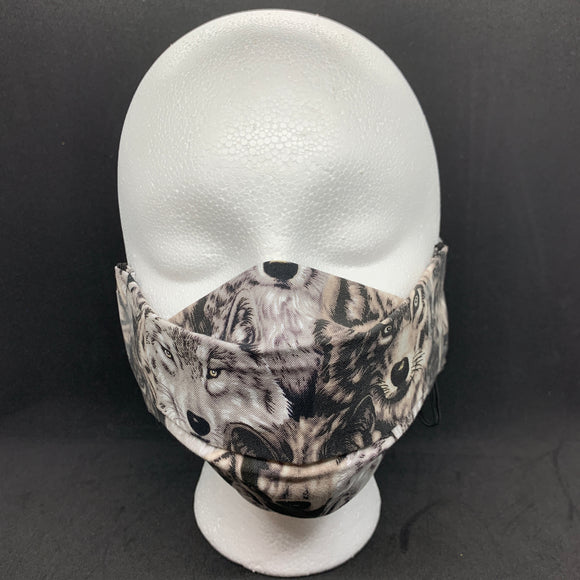 Wolves 3D Face Mask