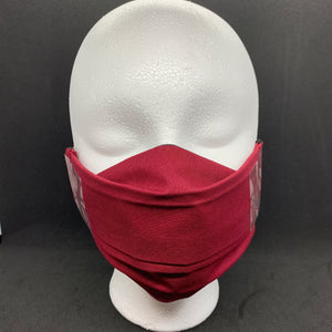 Maroon 3D Face Mask