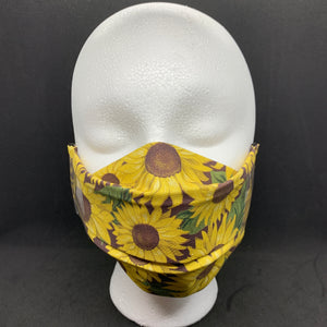 Huge Sunflowers 3D Face Mask