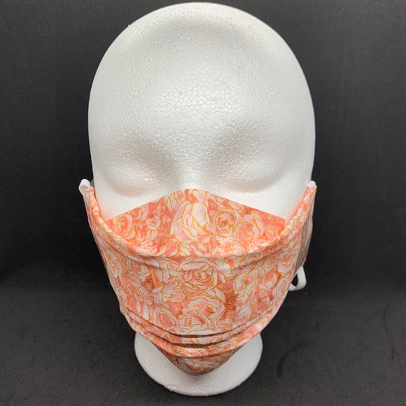 Pink Roses 3D Face Mask