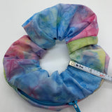 Tie Dye Zipper Scrunchie