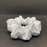 Cream Satin Scrunchie