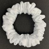 Light Pink Satin Mini Scrunchie