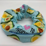 Avocados Zipper Scrunchie