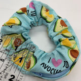 Avocados Zipper Scrunchie