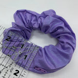 Purple Holographic Zipper Scrunchie