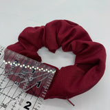 Maroon Zipper Scrunchie