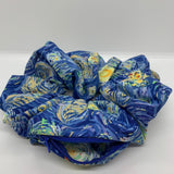 Starry Night Oversized Zipper Scrunchie