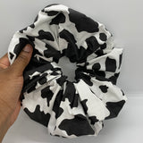 Cow Oversized Zipper Scrunchie