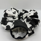 Cow Oversized Zipper Scrunchie