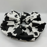 Cow Oversized Zipper Scrunchie