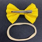 Hair Bow Yellow