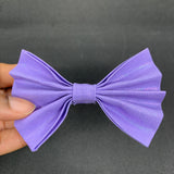 Hair Bow Purple Holographic