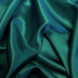 Teal Satin Scrunchie