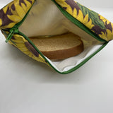 Reusable Eco Friendly Sandwich Bag Huge Sunflowers